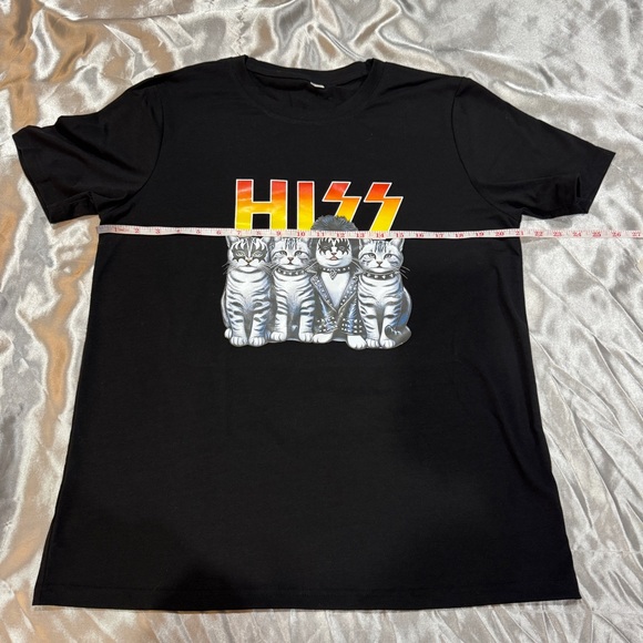 Rock & Roll Cat T Shirt - Picture 2 of 8